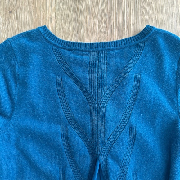 Soft Surroundings Sirena Sweater Women’s Wool Alpaca Split Back size Medium - Picture 9 of 12